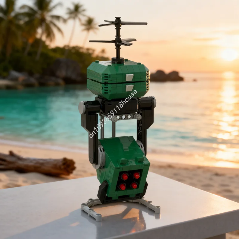 394pcs MOC Space Missle Drone Risk Rain 2 Model Building Blocks Construction Toy Christmas Gifts Idea Education Kids Brick