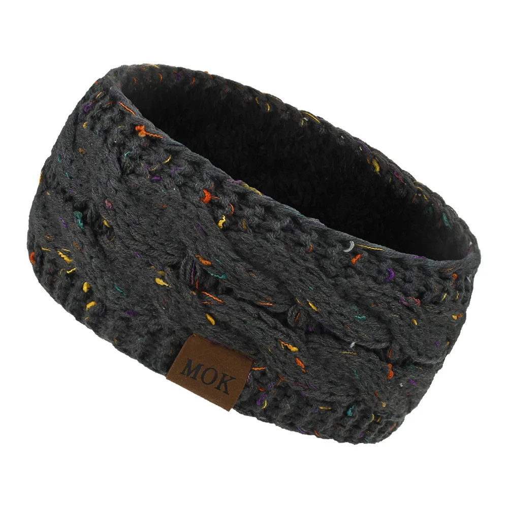 Neue Plüsch Stirnband Winter Warme Breite Elastische Haarband Feste Breite Turban Ohr Wärmer Haarband Weiche DIY Haar Zubehör Kopfbedeckungen – Detail 16