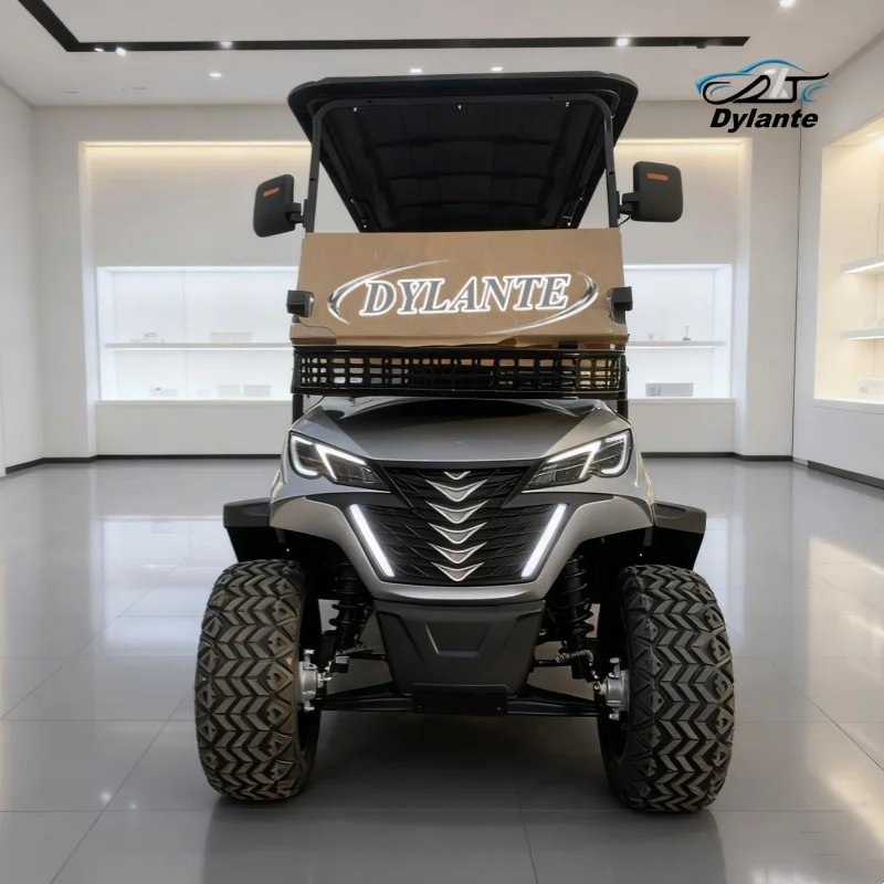 2025 تم إطلاقها حديثا 2 4 6 مقاعد 72 فولت التحكم الإلكتروني الذكي عربة جولف كهربائية 48 فولت 60 فولت 72 فولت بطارية ليثيوم عربة جولف