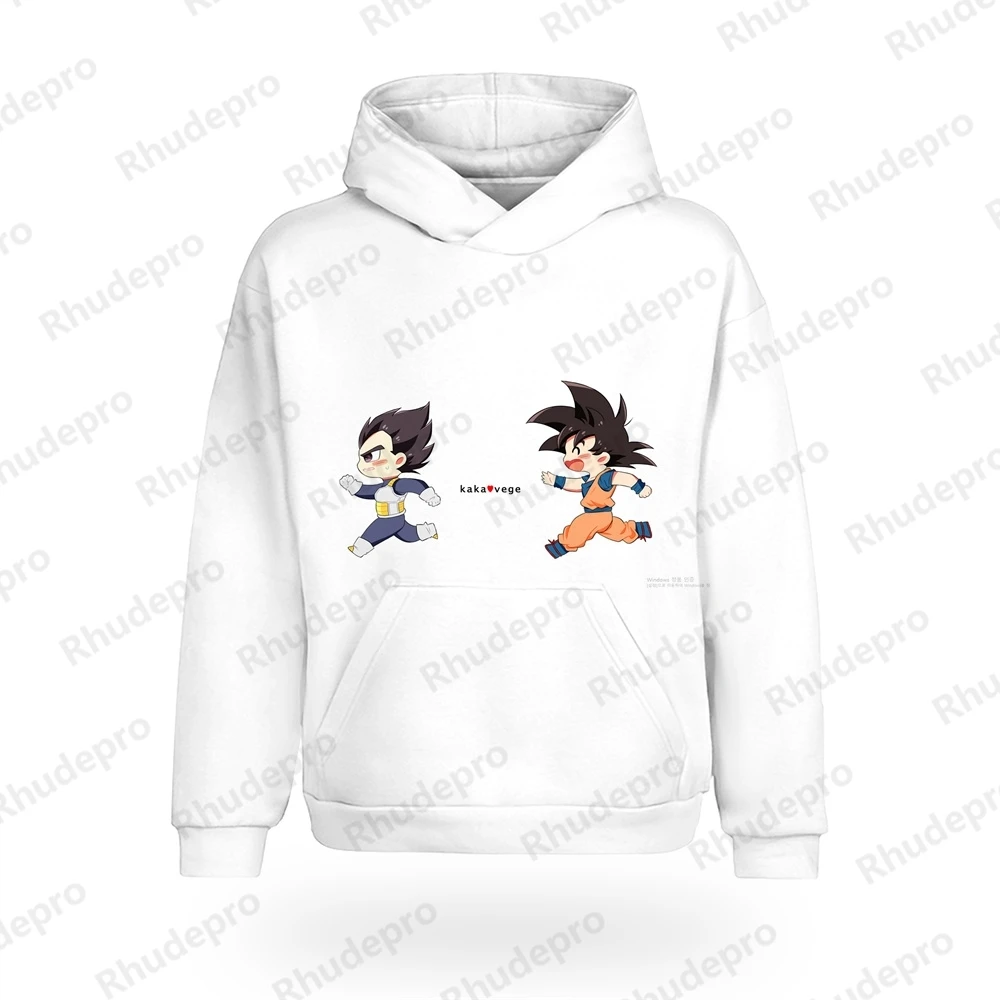 

2024 Goku Anime Men Gift Men's Hoodie Y2k Clothes Hip Hop Tops Children's Autumn Tshirts Streetwear 5XL Long Sleeve