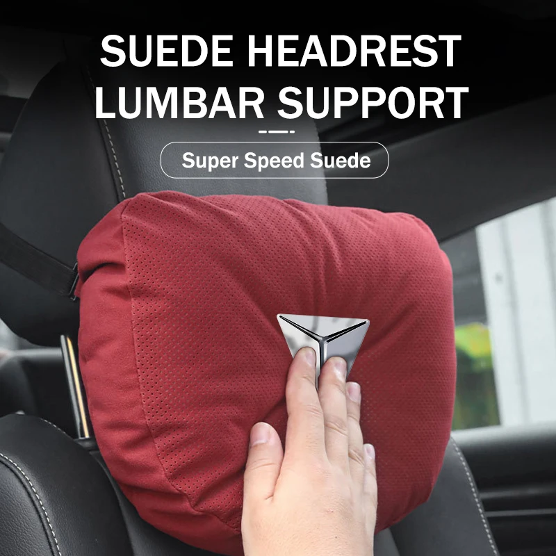 Car Headrest Pillow Cushion Pad Breathable Soft Memory Foam For Deepal Changan SL03 SL0 S7