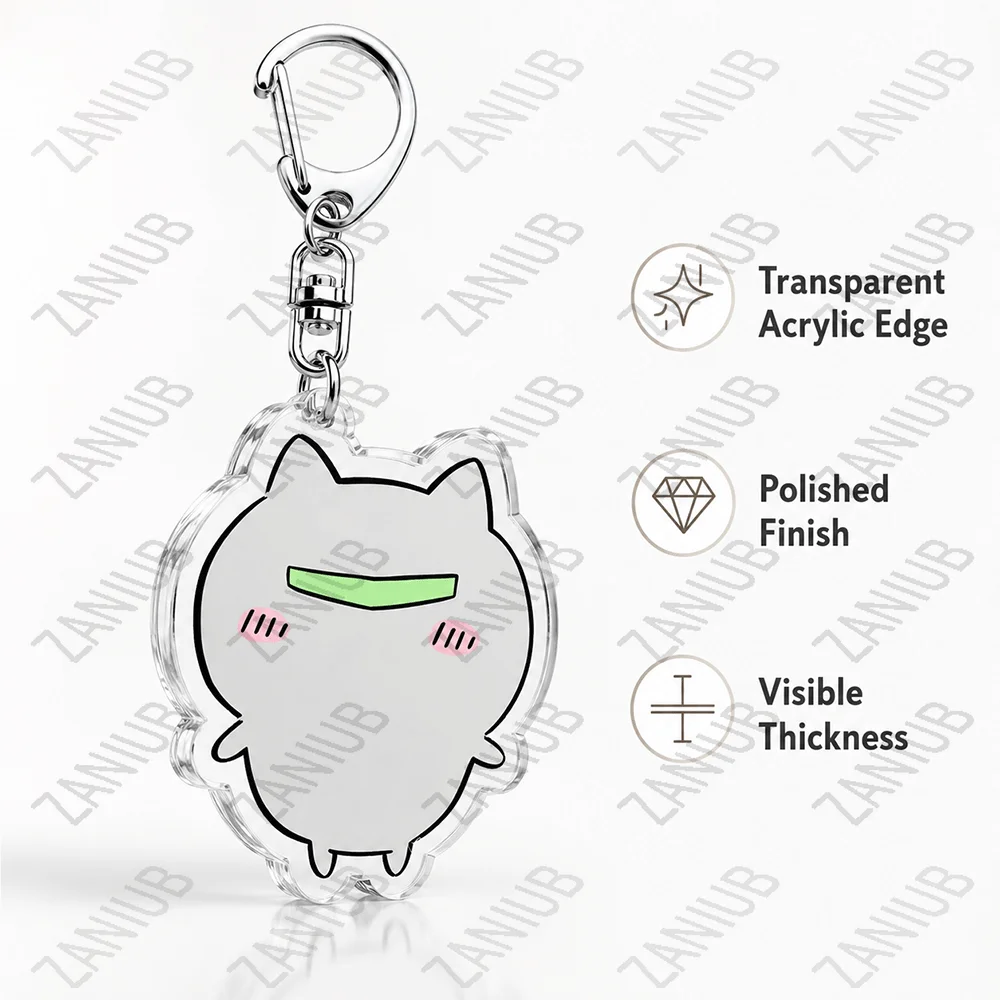 Fashion Game Chibi Keychain Keyring Accessories Bag Car Charm Tracer Cole Cassidy Reaper Key Chain Jewelry Fans Friends Gift view 6
