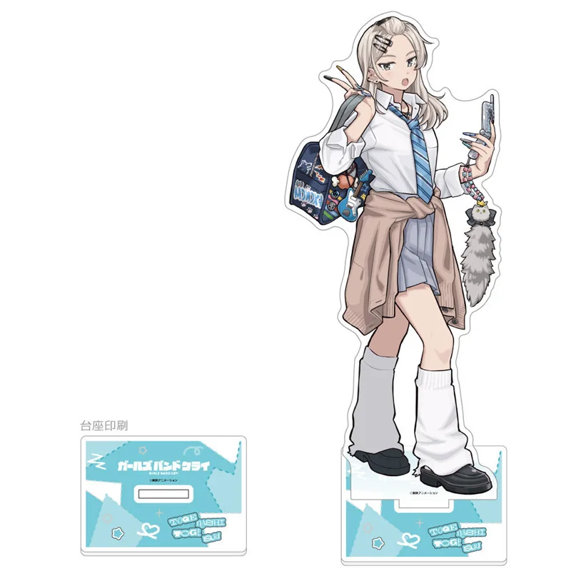 13-14 سنتيمتر البكاء فتاة الفرقة أنيمي Gbc الساخن فتاة نمط الاكريليك حامل الشكل حلية مجموعات الهدايا #4