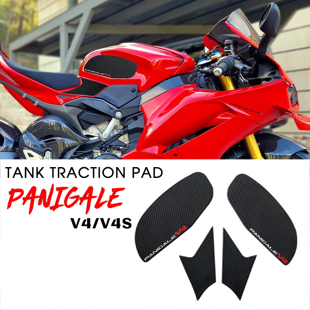 

2025 Panigale V4 / V4S Motorcycle Tank Grip for DUCATI PANIGALE V4 S Accessories Tank Traction Pad Panigale V4 Gas Knee Grip