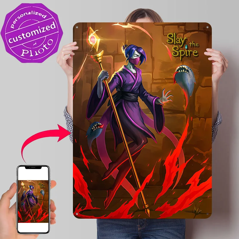 Slay the Spire Metal Poster Perfect Gift for Fans Lovers Customized Wall Art Metal Sign for Luxury Decoration Home Decorations