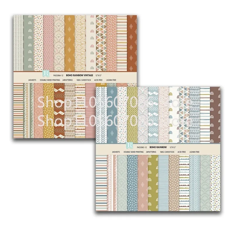 DIY Album, Scrapbook, Handmade Card, Background Paper 12 Inch Double-sided Pattern Paper