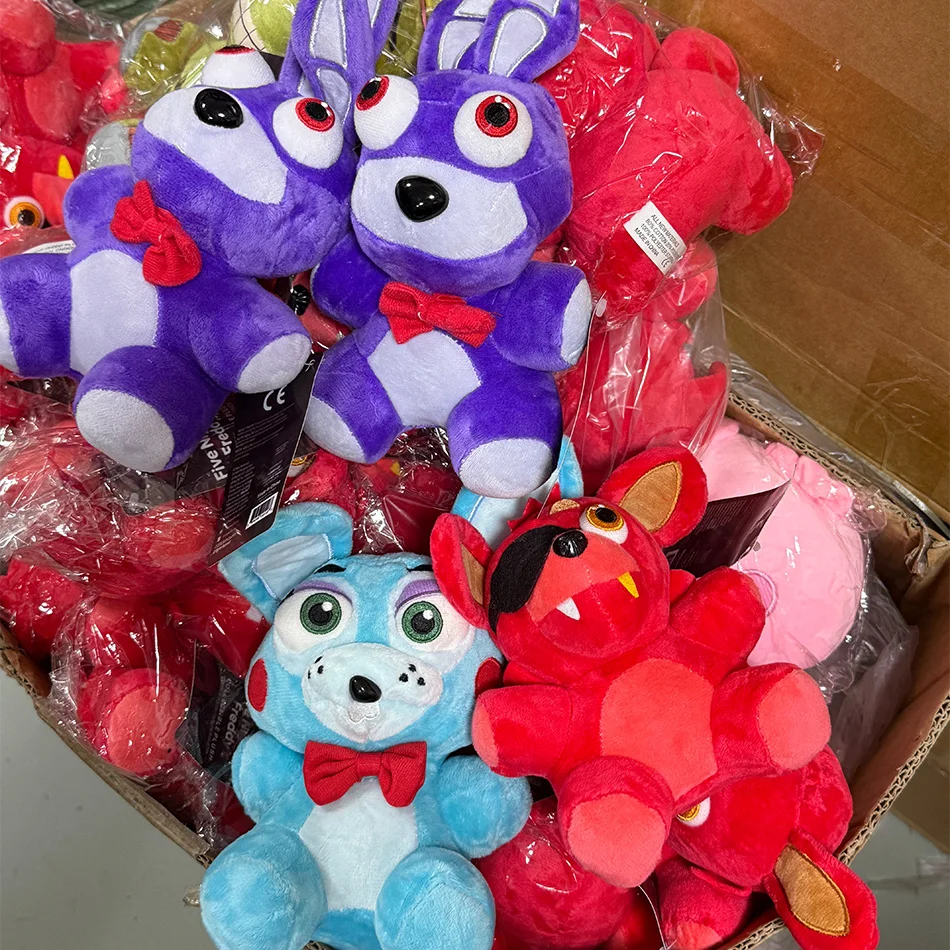 HOT FNAF Plush Toys Kawaii Freddys Animal Foxy Bonnie Bear Ribbit Stuffed Plush Toys In Stock Plush ​Birthday Gift For Kids