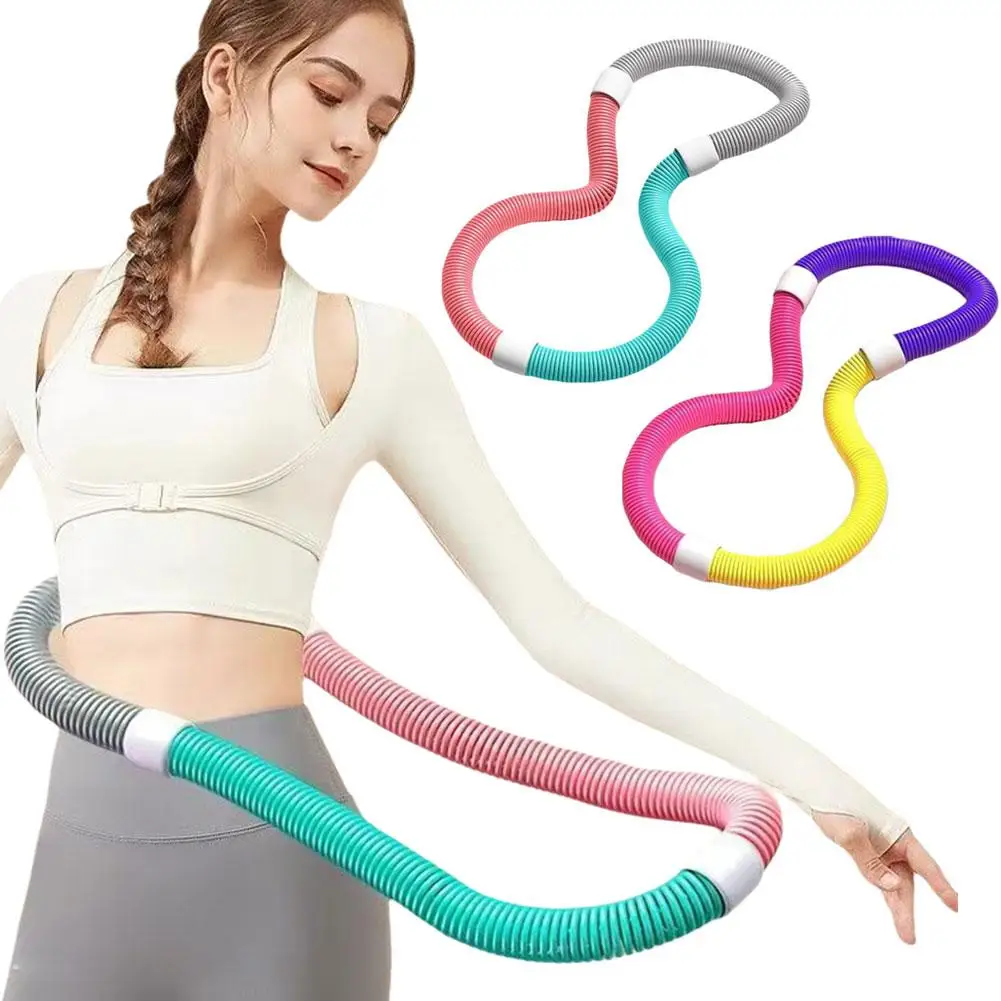 

New Spring Tube Yoga Circle Fitness Waist & Tummy Tightening Exercise Equipment Foldable Unisex Weight Loss Home Bodybuilding
