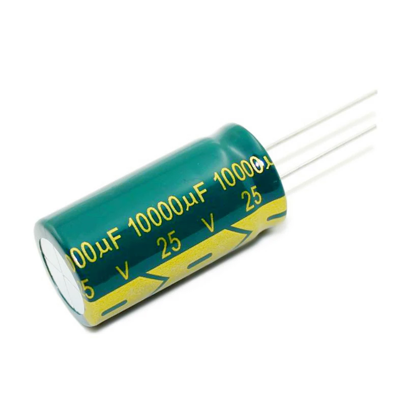 25v10000uf High frequency, low resistance, long lifespan audio power amplifier electrolytic capacitor 10000UF 25V 18X35mm 20PCS