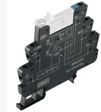 

Ультратонкий релейный модуль Weidmuller TRS24VDC1CO 1122770000 , один нормально открытый и один нормально закрытый 24В