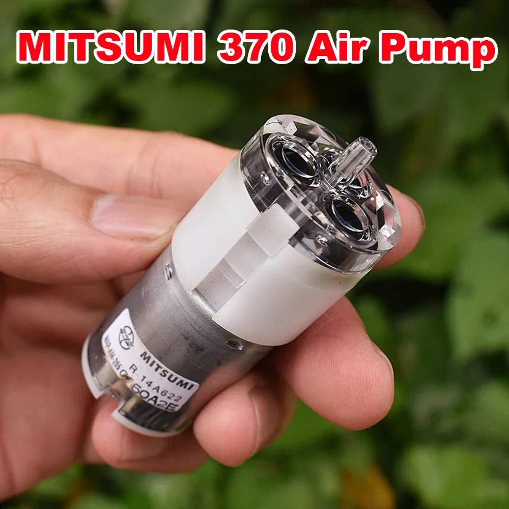 MITSUMI 370 Motor Air Pump DC 3.7V 5V 6V Sphygmomanometer Booster Pump Mute Oxygen Pump Large Flow Fish Tank Aquarium