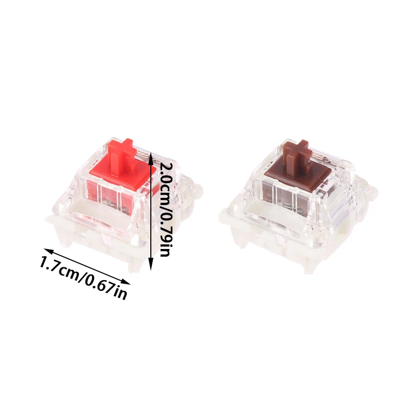 GATERON G Pro V3 3.0 Pro Switch 3pin per tastiera meccanica Pre Lubed RGB lineare tattile bianco giallo rosso argento marrone asse MX