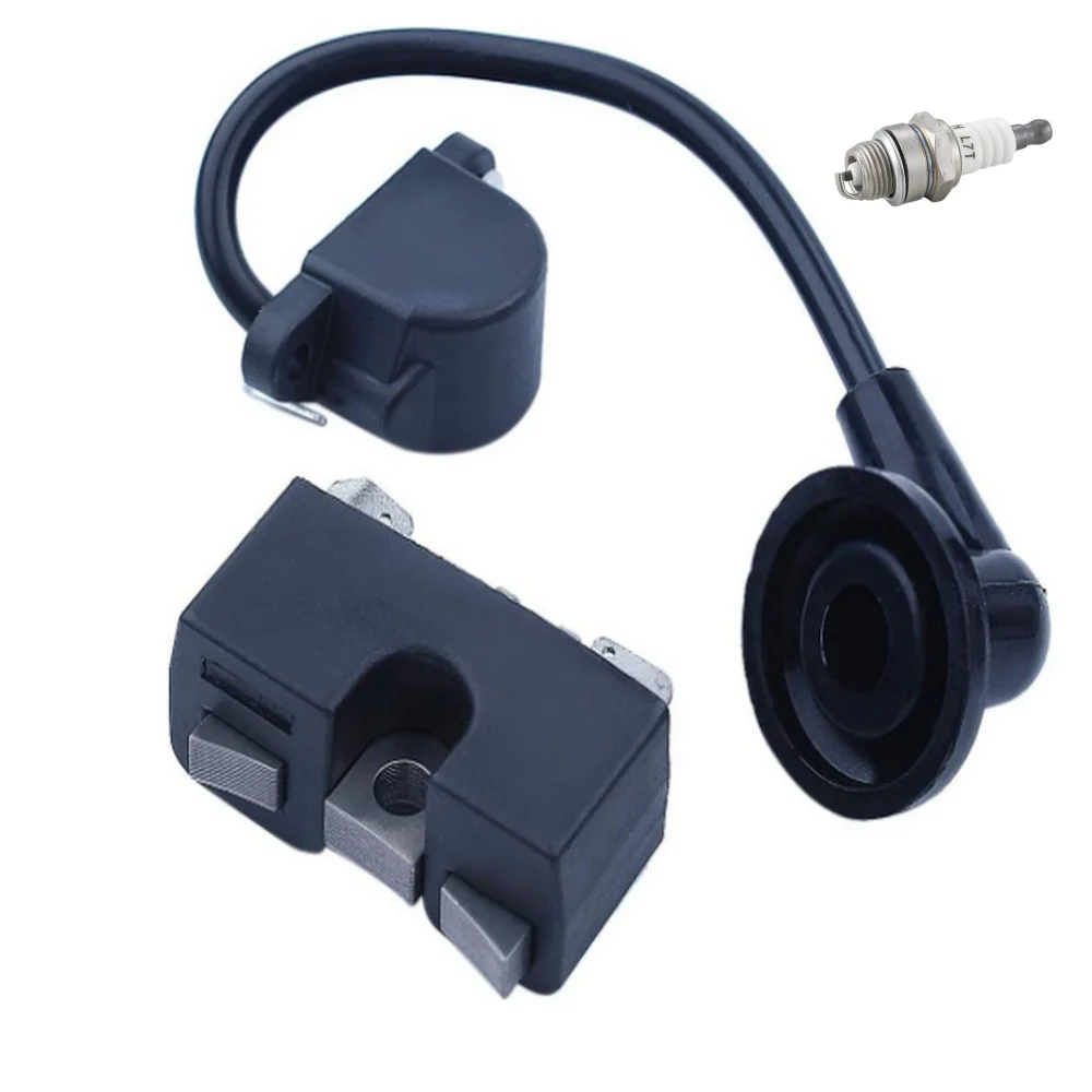 

Комплект катушки зажигания и свечей зажигания для бензопилы Husqvarna 181 281 281XP 288EPA 288XP 288 XP EPA, артикулы 501812702, 501812801, 501633301