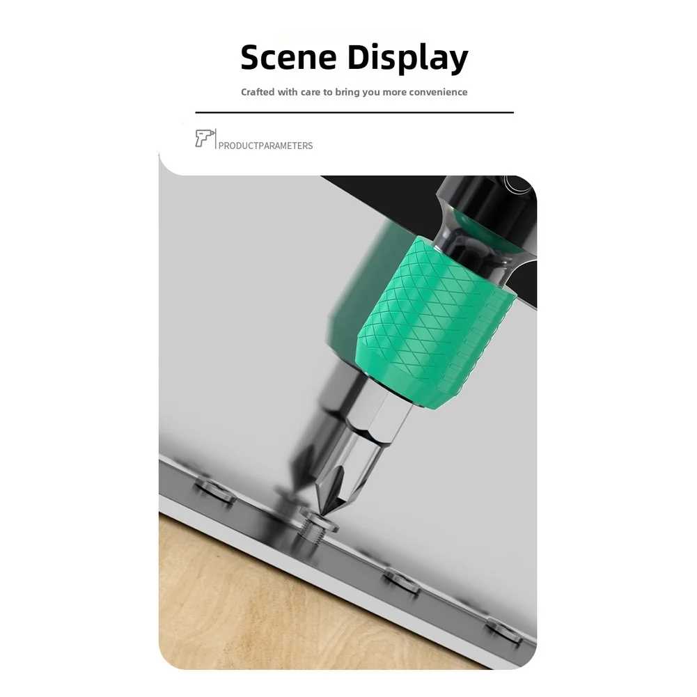 2pcs Telescopic For IMPACT Wrench Adapter 1/4 Hex to 1/2 Square Drive Sleeve with Quick Release Locking Mechanism