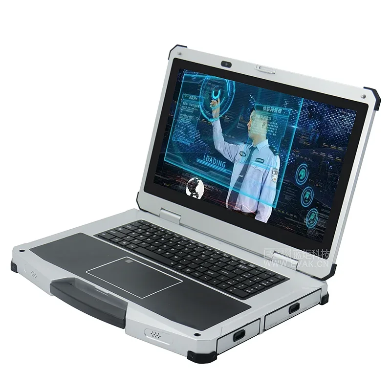 1080P Rugged Laptop Pc Computer industrial 2024 6.5KG Semi Rugged Laptop Windows  With  Intel i7-9750H GTX1650