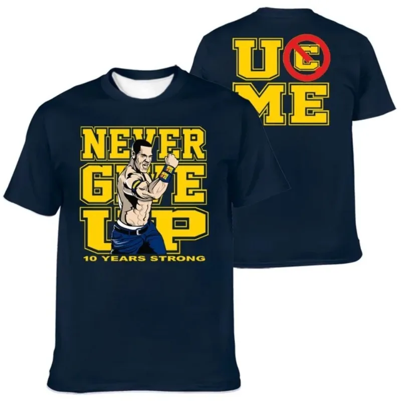 

Мужская футболка в стиле Харадзюку с забавным борцовским 3D принтом, летняя футболка для занятий спортом на открытом воздухе и фитнесом, большой быстросохнущий топ с короткими рукавами