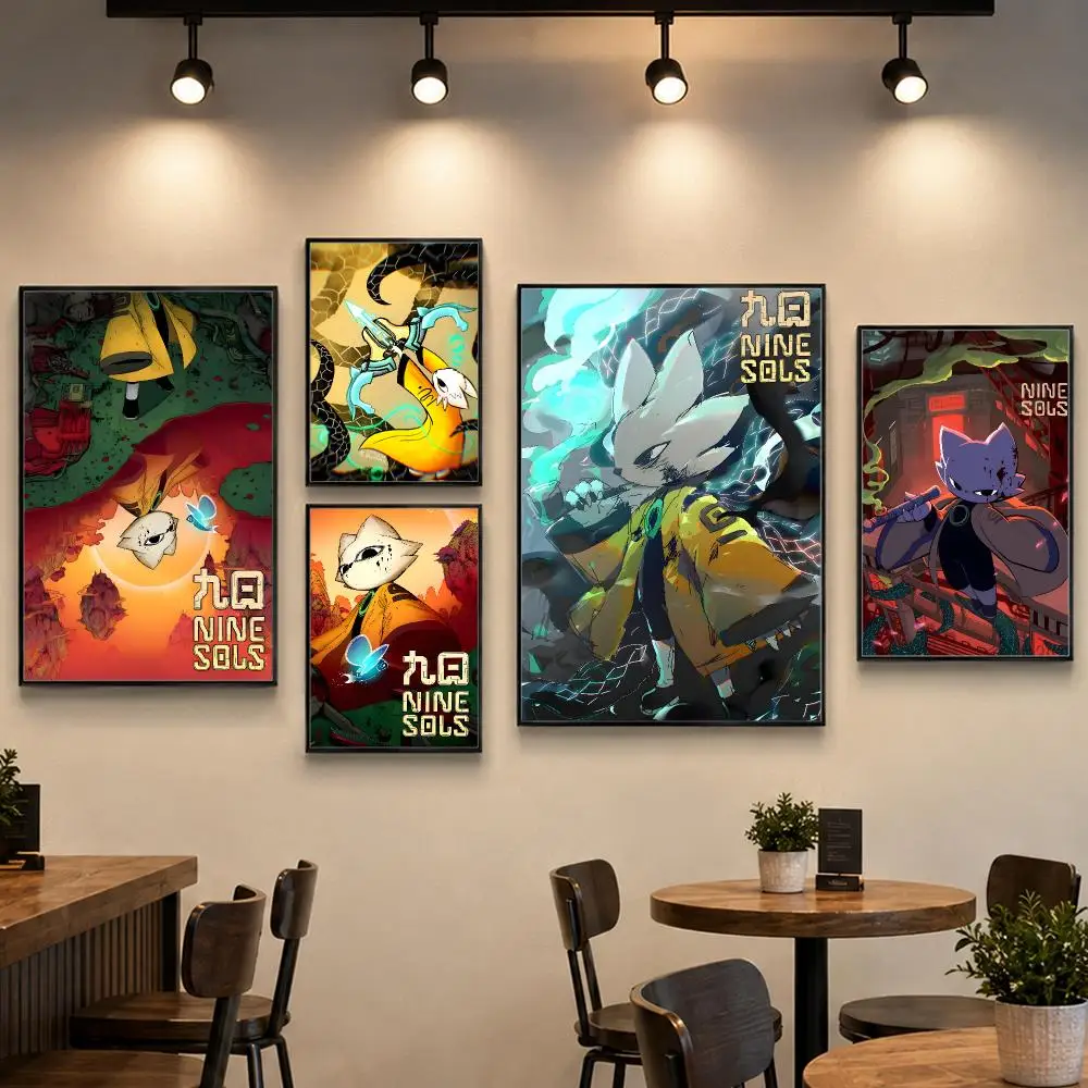 Game N-Nine Sols Poster PP Paper Decorative Wall Art for Living RoomsBedrooms Bars Cafes Stylish Home Decor Gift