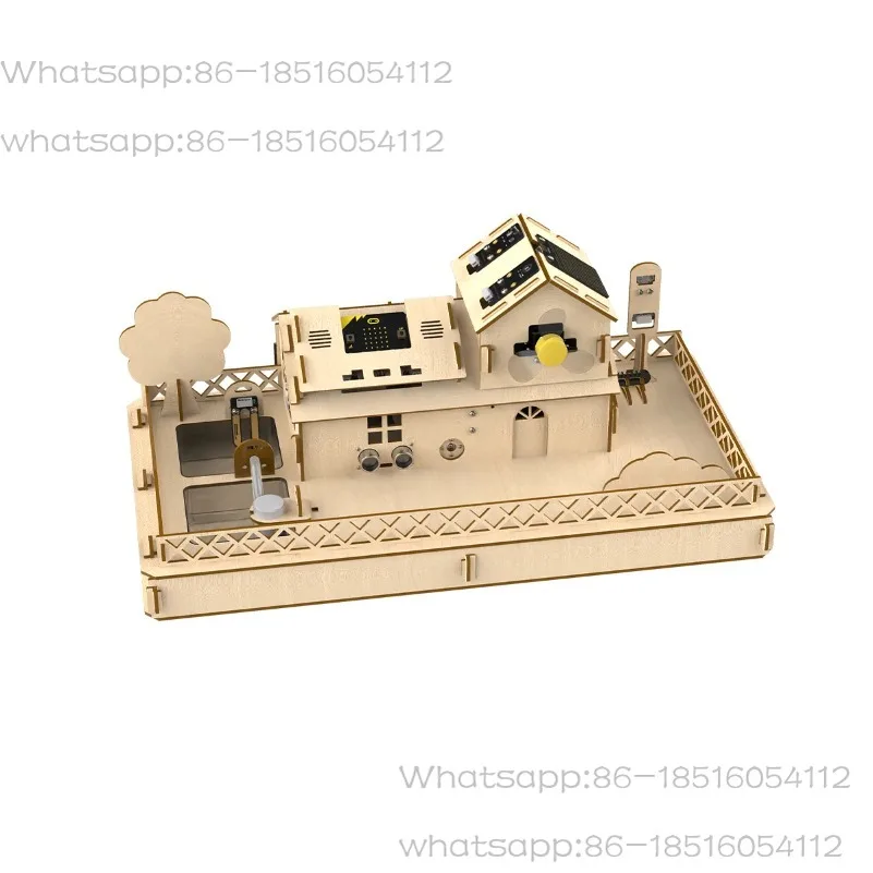 

Hiwonder IoT Smart House Kit with Sensor Microbit Programming Electronic DIY STM Education Robotics Kits for Kids