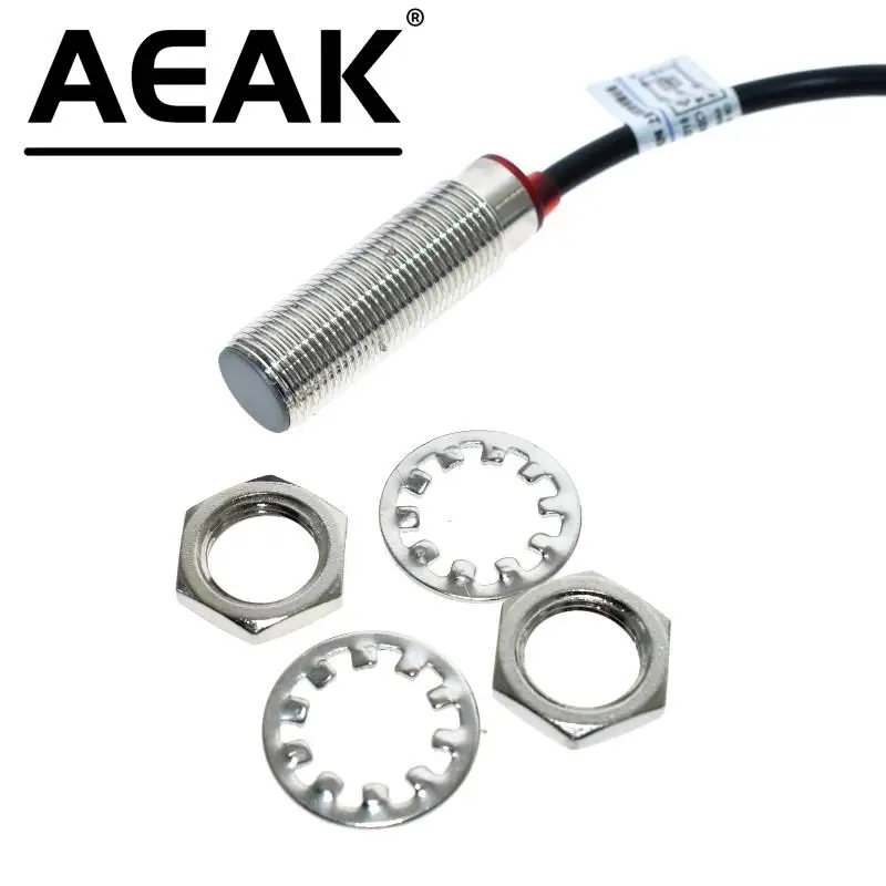 NJK-5002C Sensor efek Hall sakelar jarak NPN 3-kabel biasanya terbuka + objek deteksi magnet: logam