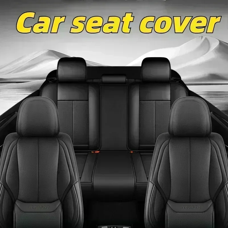 غطاء مقعد سيارة تويوتا تندرا مقاوم للماء من جلد البولي يوريثان مقاوم للماء ومقاوم للاهتراء، غطاء مقعد كامل ناعم ومريح #5