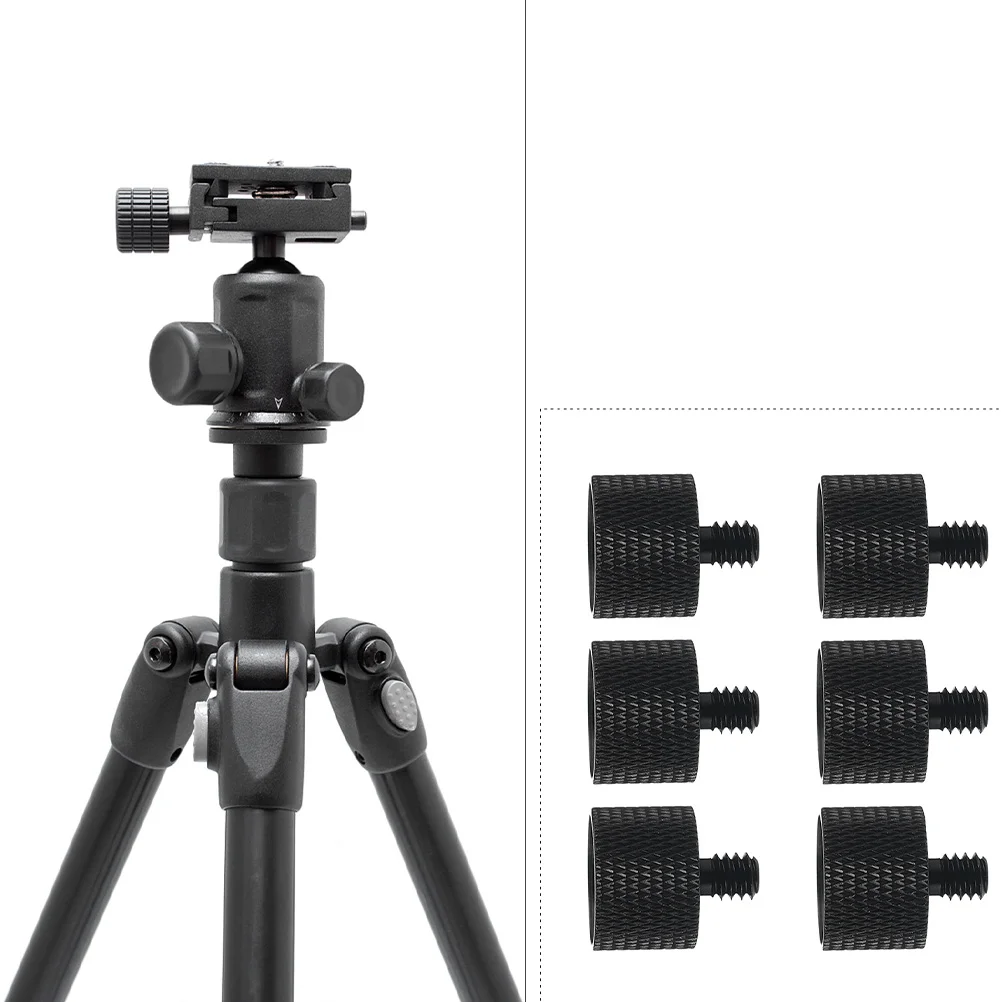 

4pcs Mic Adapter 5/8'' to 1/4'' Screw High-quality Aluminum Easy Install Microphone Screw Tripods Monopods Cameras