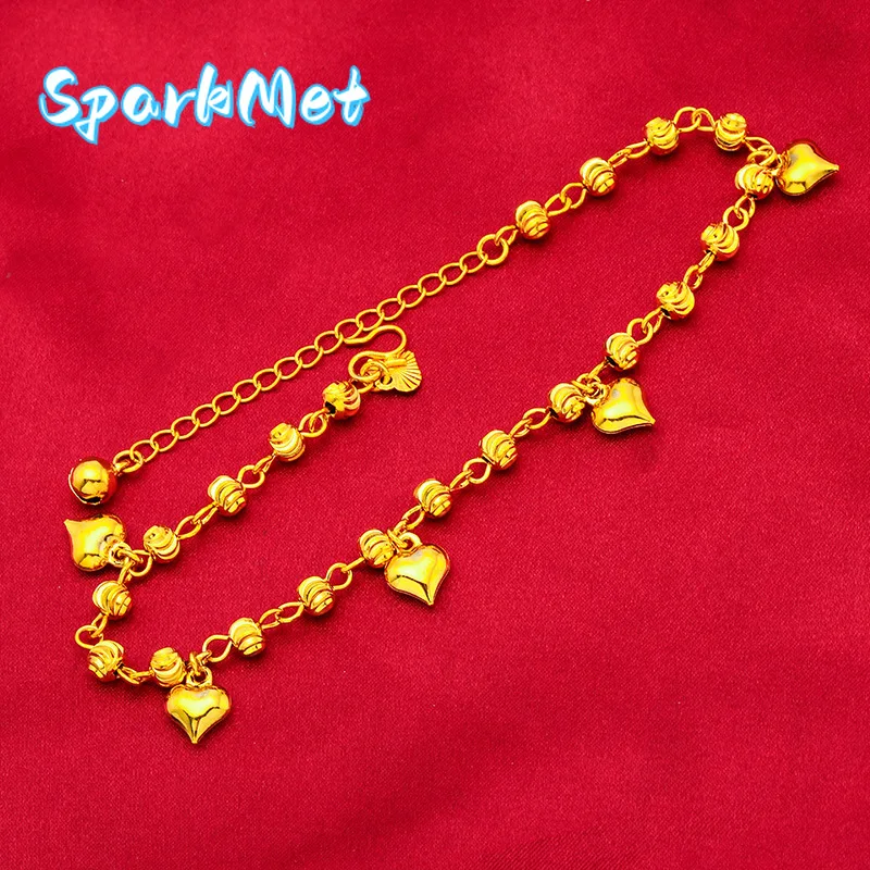 

Sparkmet24K Gold Euro Coin Adjustable Anklet | AU999 Pure Gold, vintage euro coin design, adjustable length, stylish for daily w