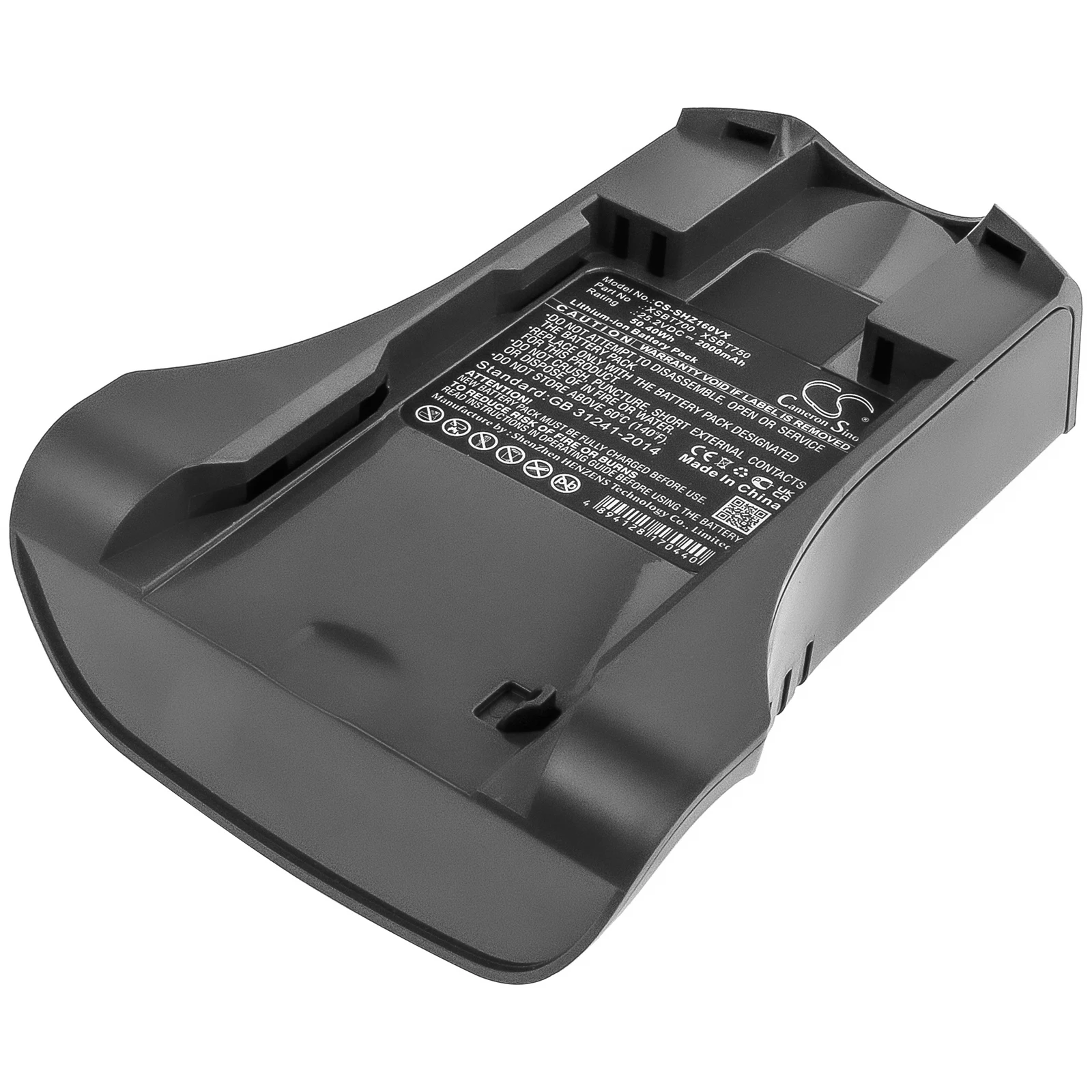 CS Battery XSBT700,XSBT700EU,XSBT750,XSBT750EU for Shark IZ201,IZ251,IZ462H,IZ482H,IZ483H,IZ202UK,IZ202UKT,IZ202UKTDB,IZ252UK