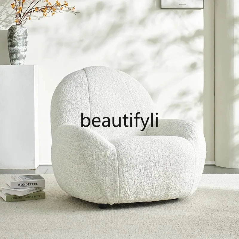 

Coral Single Sofa Light Luxury Small Apartment Creative Balcony Leisure Lazy Sofa Chair