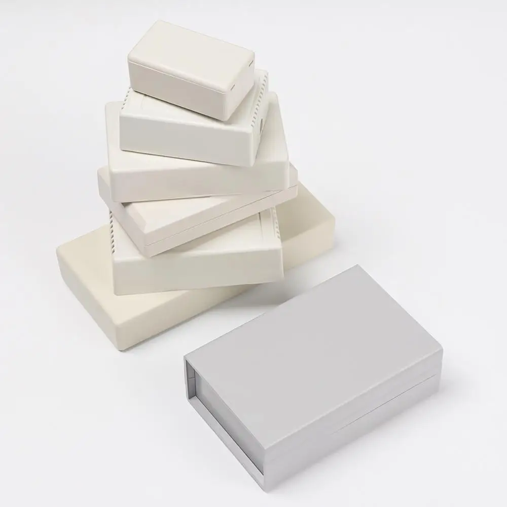 9 sizes ABS Plastic White Enclosure Boxes Electronic Project Box Waterproof Cover Project Instrument Case