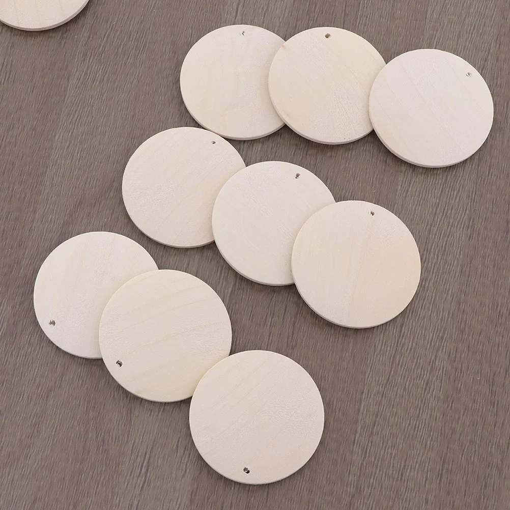 

100 Pcs Crown Sticker for Fabric DIY Crafts Rustic Woods Slices Wooden Embellishments Wafer