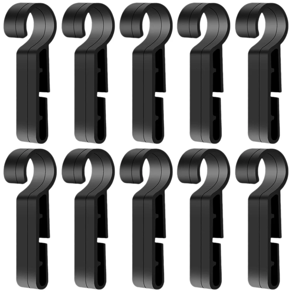 Clips de phares pour montage de lumière, 50 pièces, installation facile, boucles en plastique durables, travailleurs industriels, projets de bricolage d'urgence