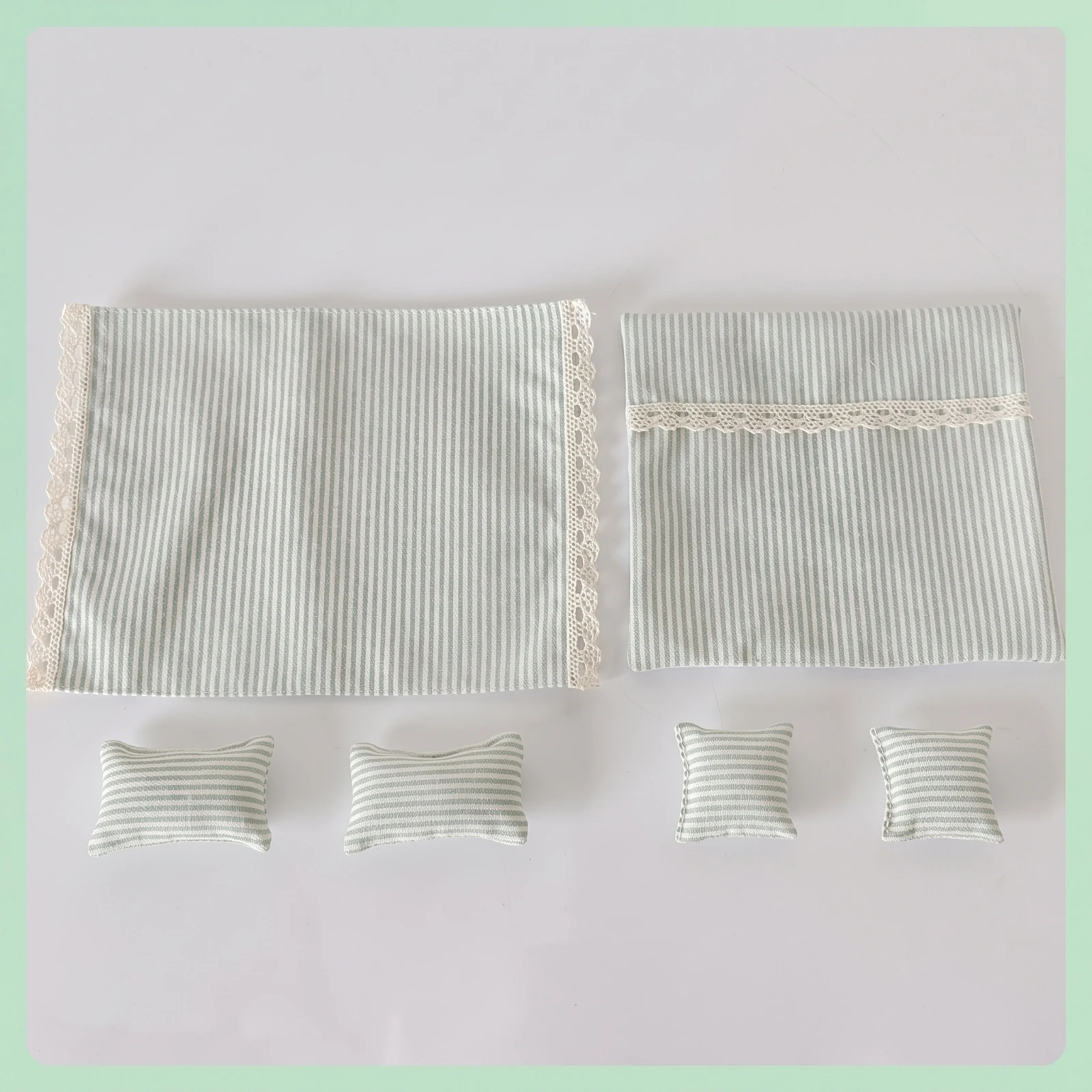 6 Buah Set Sprei Rumah Boneka - Decorative Throw Pillow ulasan dan harga