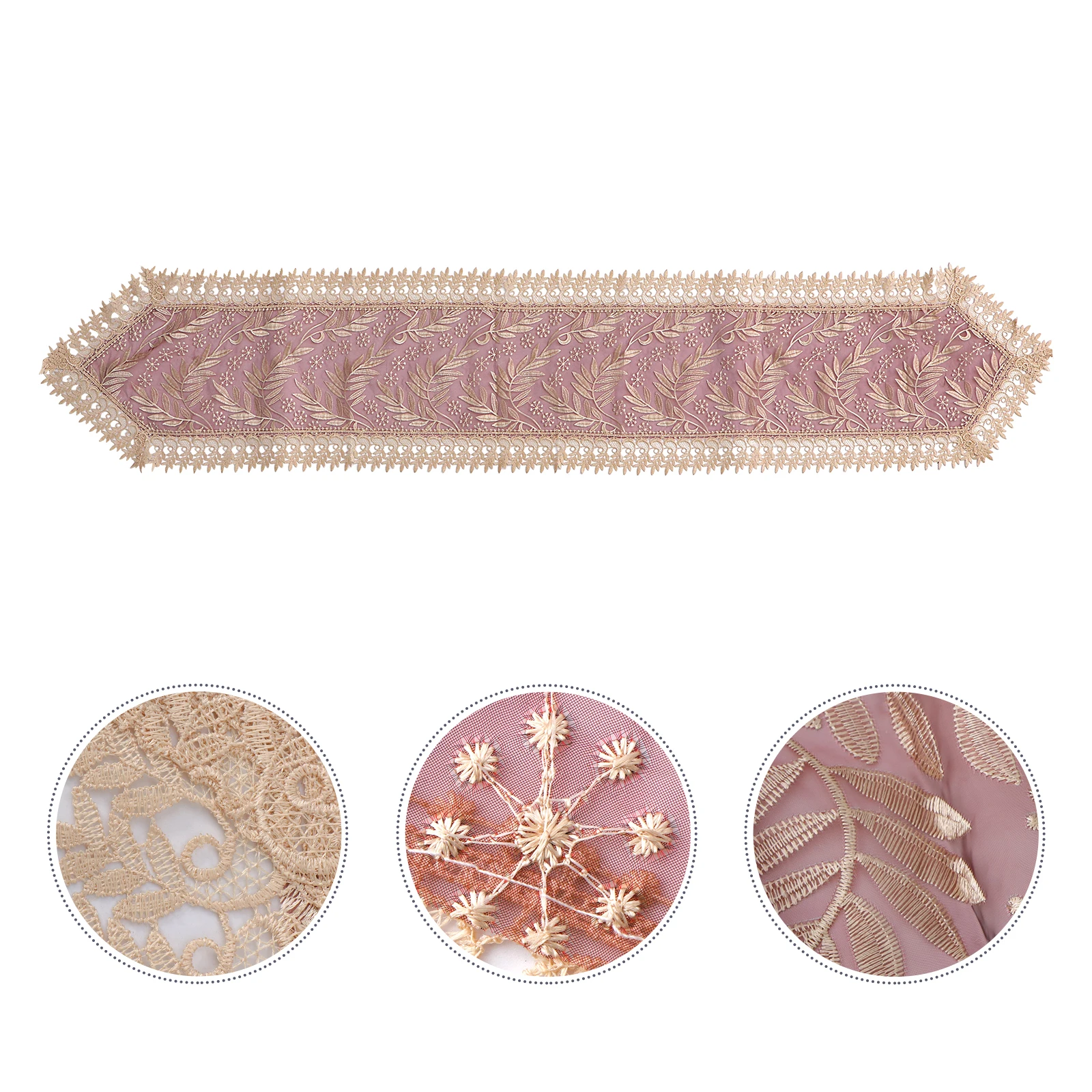 

Table Runner Wedding Decor Supplies Household Placemat Decoration Embroidery Tablecloth Adornment Rural Kitchen