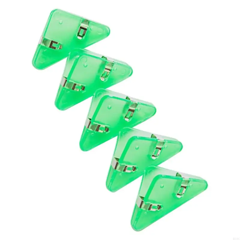 w89c 5pcs น่ารักมุมกระดาษที่หนีบไฟล์ขนาดเล็กคลิปโน้ตผู้ถือถือ 50 แผ่น