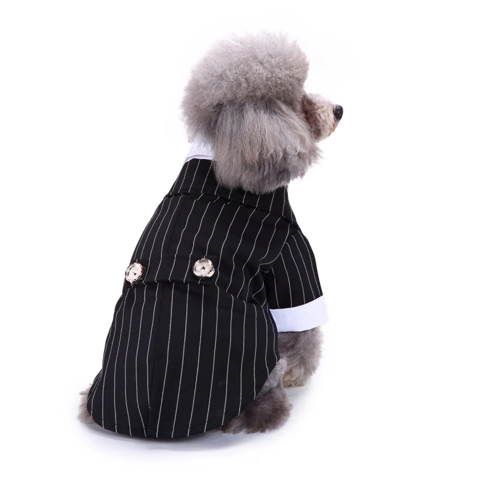 

Pet Dog Formal Suit Bow Tie Puppy Costume Size Xl Comfortable Stylish Lightweight Pet Clothes for Weddings Dog Clothes