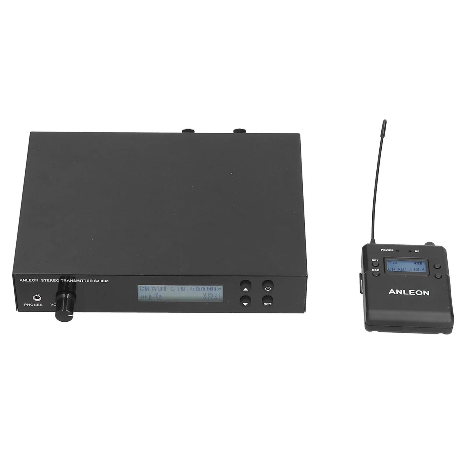 For ANLEON S3 518-554MHz Professional Stage Ear Return System with 3 Receivers