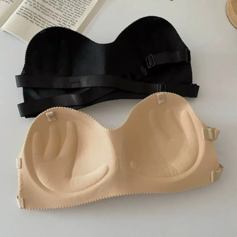 Sexy Invisible Strapless Adhesive Stick Bras Strapless Push Up Bras for Women Backless Lingerie Seamless Bralette Underwear