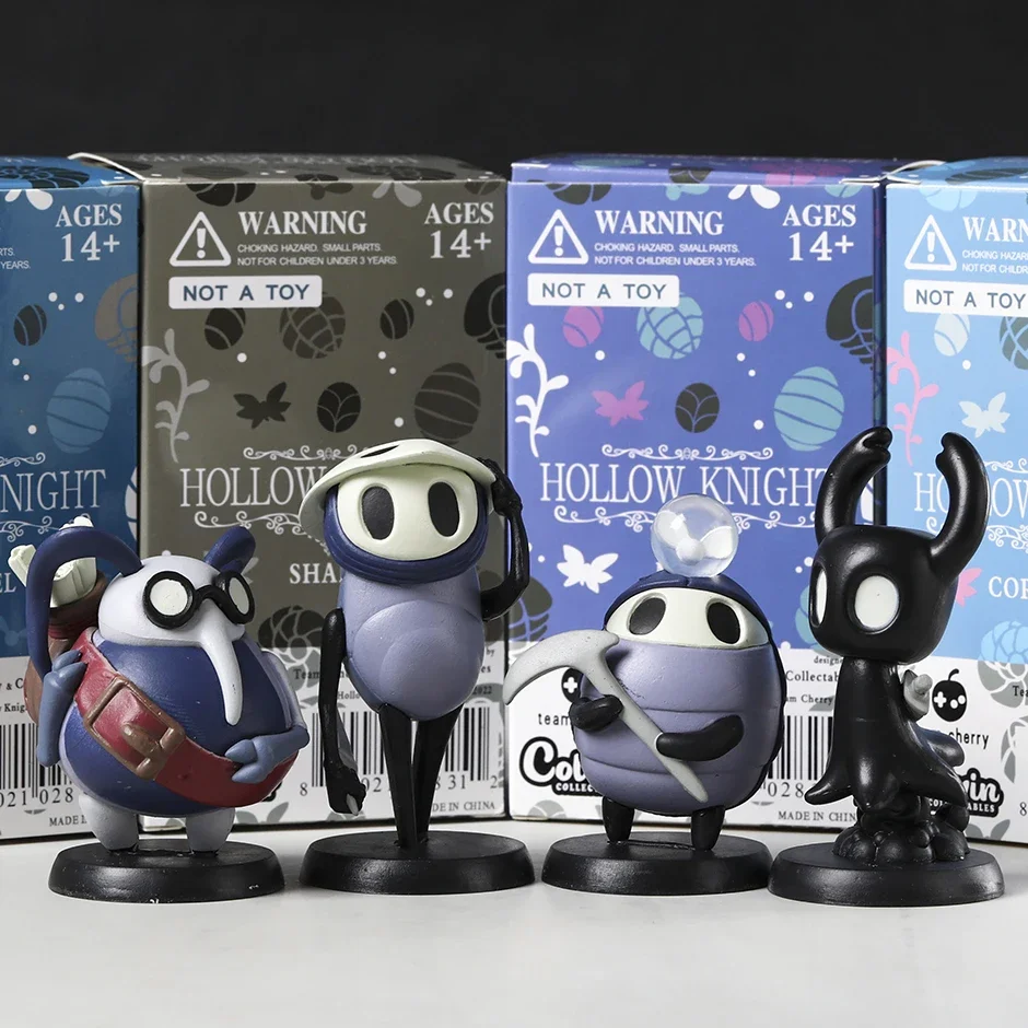 1pc Hollow Knight Silk Song Knight Hornet Grub Zote Quirrel Shade Cornifer Myla Figure PVC Collection Model Toys Brinquedos