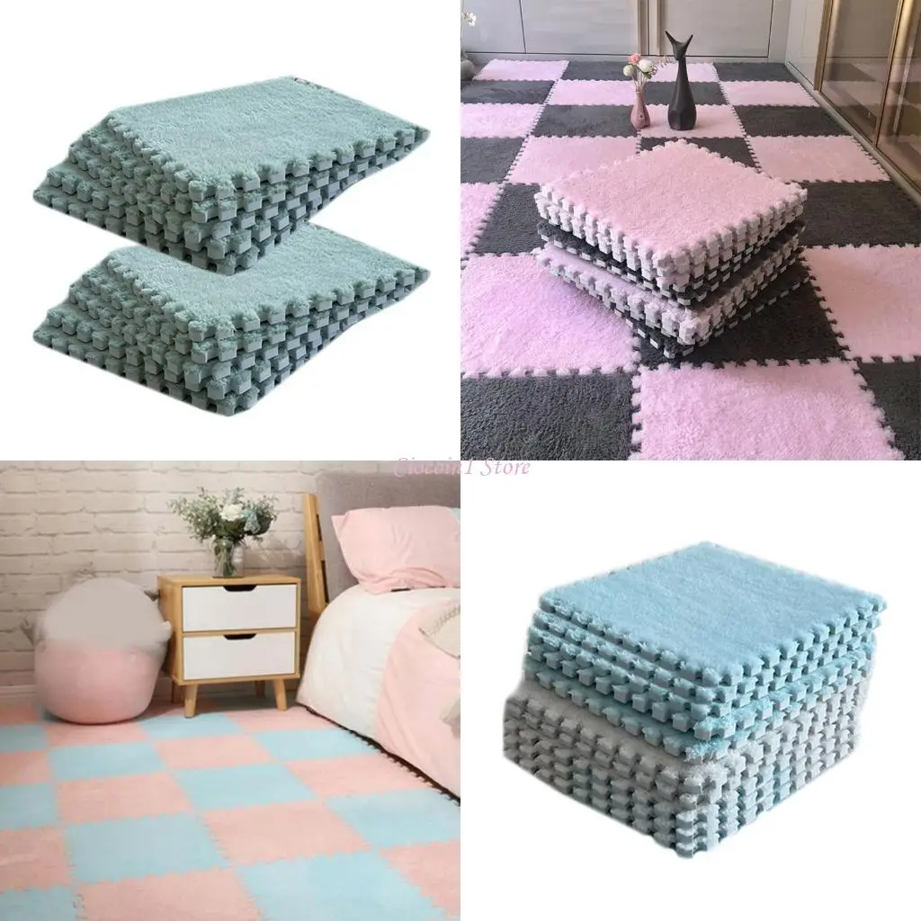 

Y1ub 10pcs/лот -комната коврик для сплайсинга детский коврик для детей кровати маленькие одеяла пятна