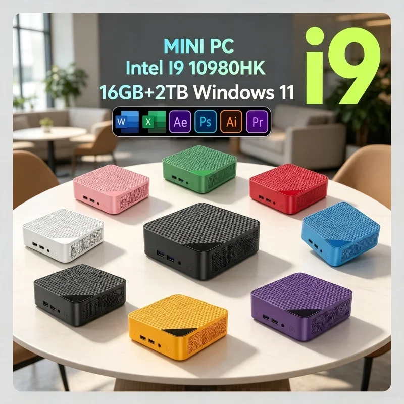 ポータブルミニpc-core-i9-10980hk-win11システム-16gb-ram-2tb-ssd-4k-uhdディスプレイ-ミニpc-日常エンターテイメントやオフィス用途に最適