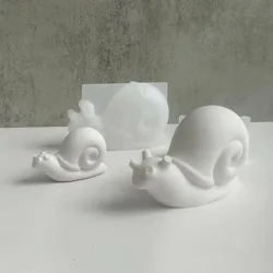 Snail Animal Silicone Mold DIY Aromatherapy Candle Soap Plaster Cast Resin Mold Home Decoration Artifact Candle Making Supplies