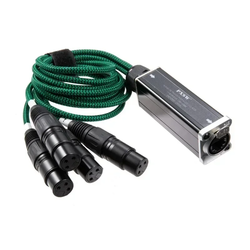 

1Pair male+female RJ45 To XLR Audio Cable DMX Splitter For Snake Cable Network Extension Of Stage Or Studio Recording