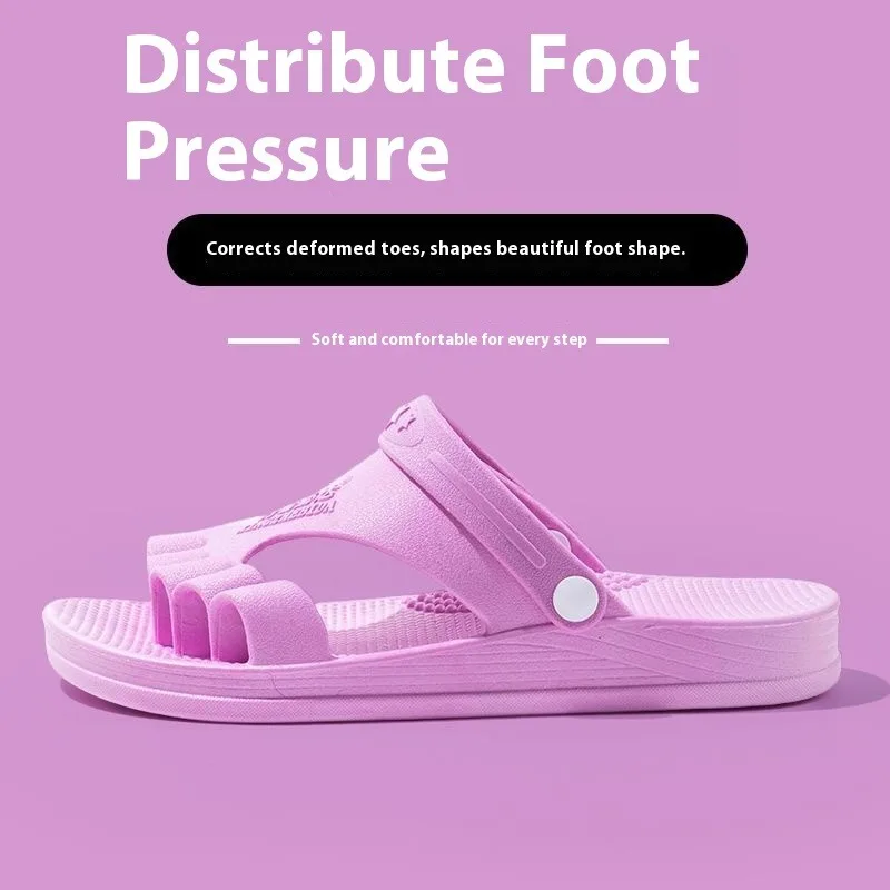 Toe Separator Sandals  Men Women Bunion Corrector Comfortable Arch Support Slippers Anti Slip  Indoor Outdoor Driving Walking