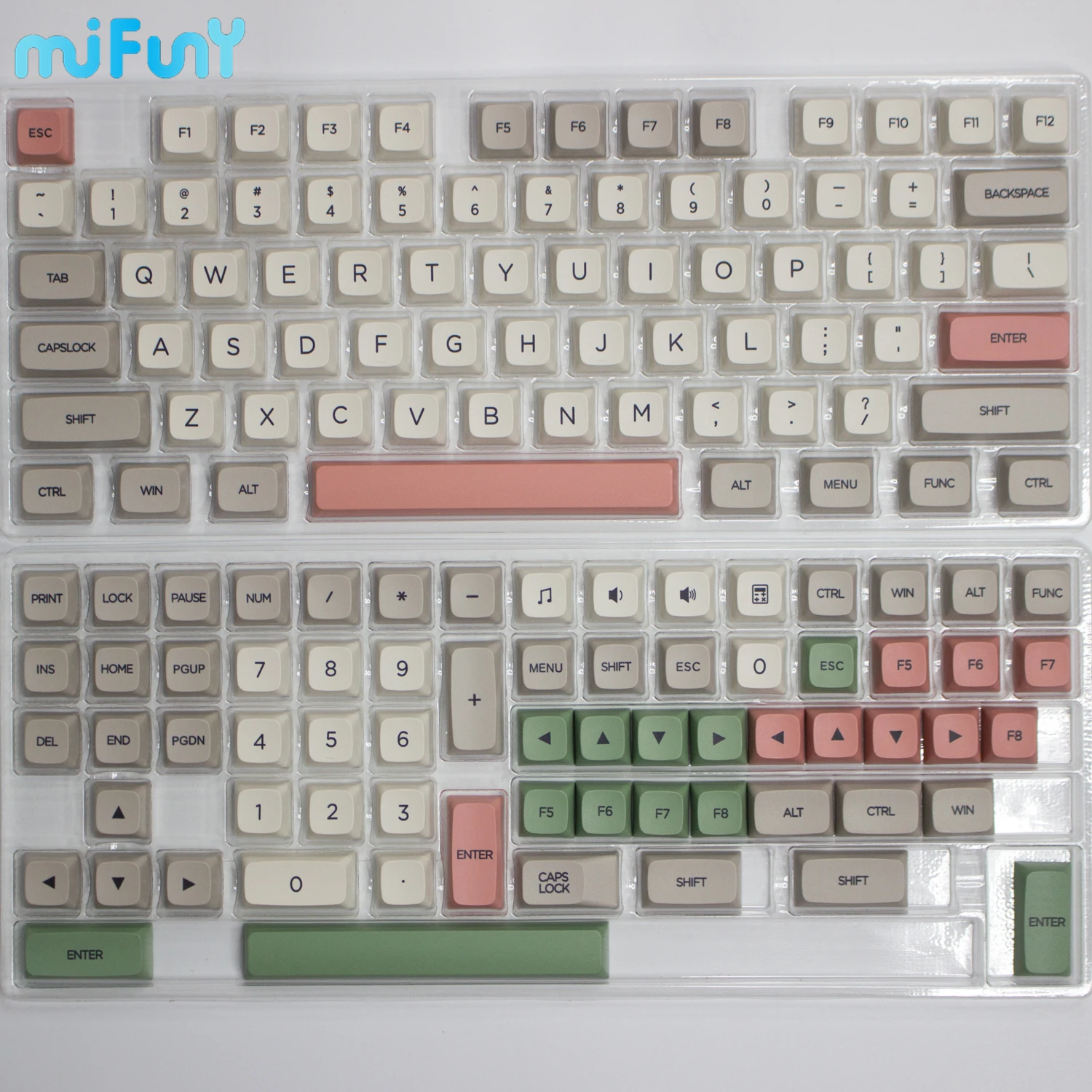 Imagem -06 - Mifuny-gmk 9009 Keycap Retro Perfil Xda Pbt Iso Keycaps Teclado Mecânico Faça Você Mesmo Custom Gaming Acessórios 134 Chaves por Conjunto