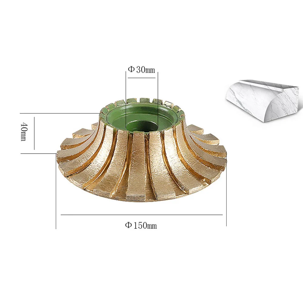 Алмазный шлифовальный круг для гранитного камня, диаметр сегмента 150 мм, отверстие 30 мм