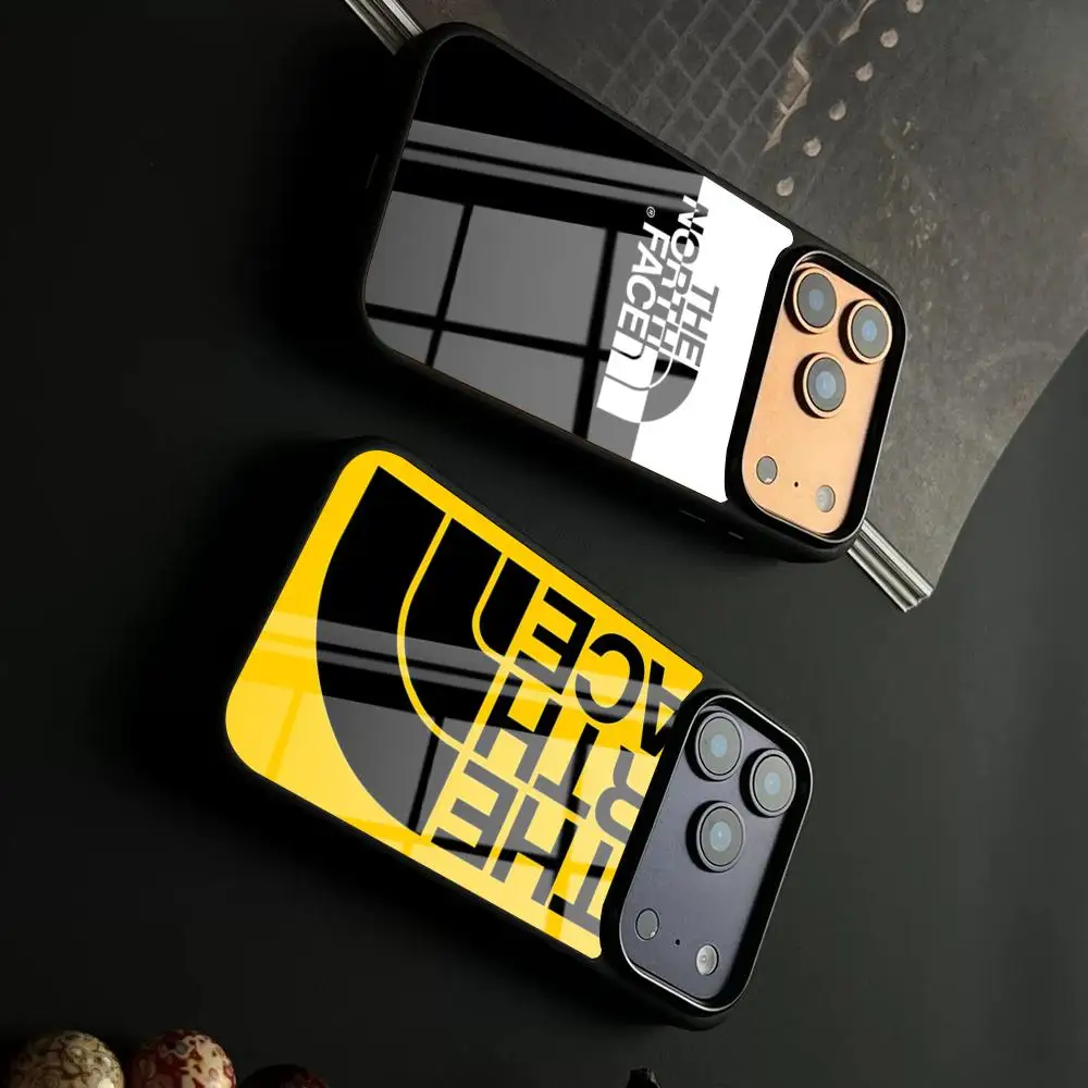 Funda para Teléfono con el Logotipo de The North Face, PC+TPU, para iPhone 17, Envío Aéreo, Compatible con iPhone 16, 15, 17, 14 Pro Max, 13, 12, 11, X, XS, XR Plus, para Samsung S26