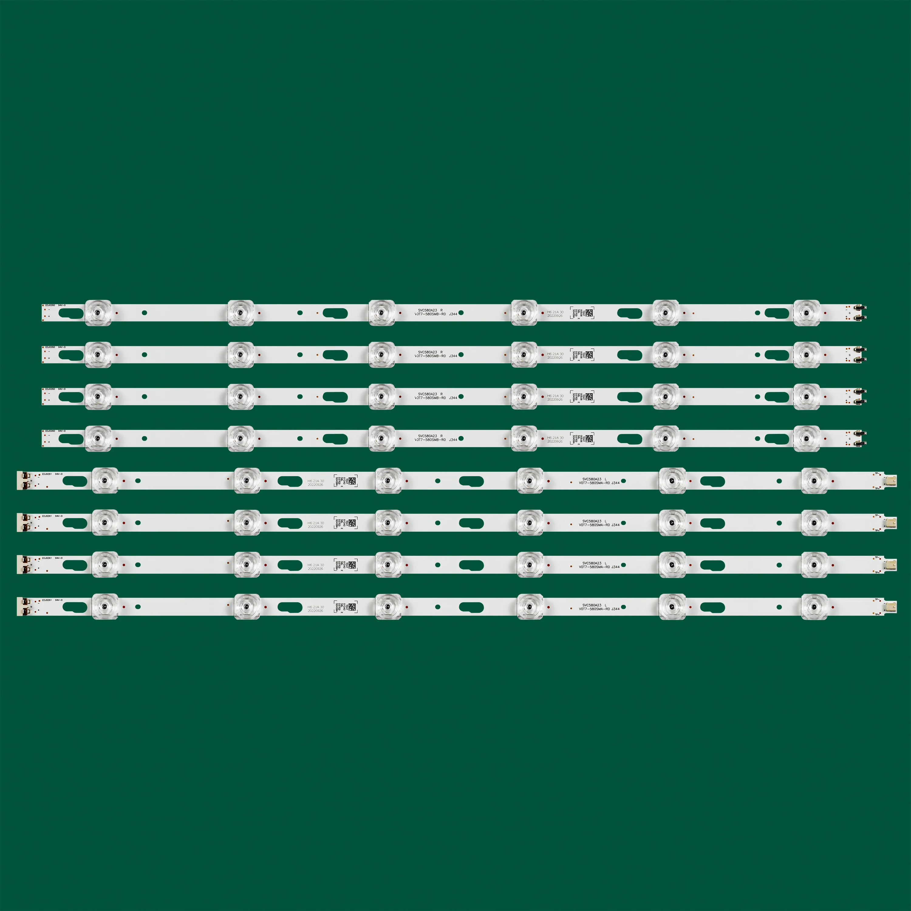 Luz LED de retroiluminación, accesorio para Samsung UE58TU7160U UE58TU7172U UE58TU7175U UN58TU7000K UE58TU7100U UN58TU7020G CY-BT058HGCV1H UE58AU7570