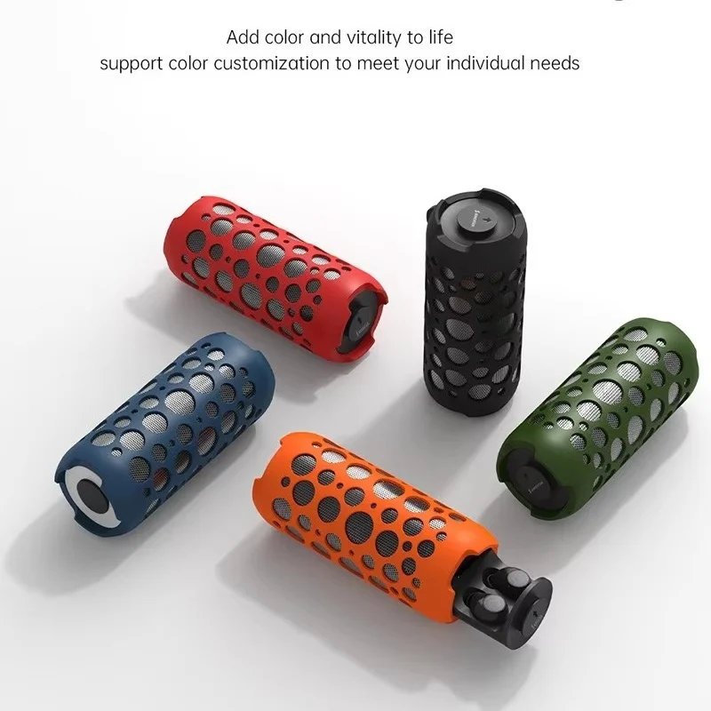 Портативные Bluetooth-наушники 2 в 1, Bluetooth-динамики для мобильных наушников, уличный сабвуфер с тяжелыми басами, звуковая колонка для кемпинга