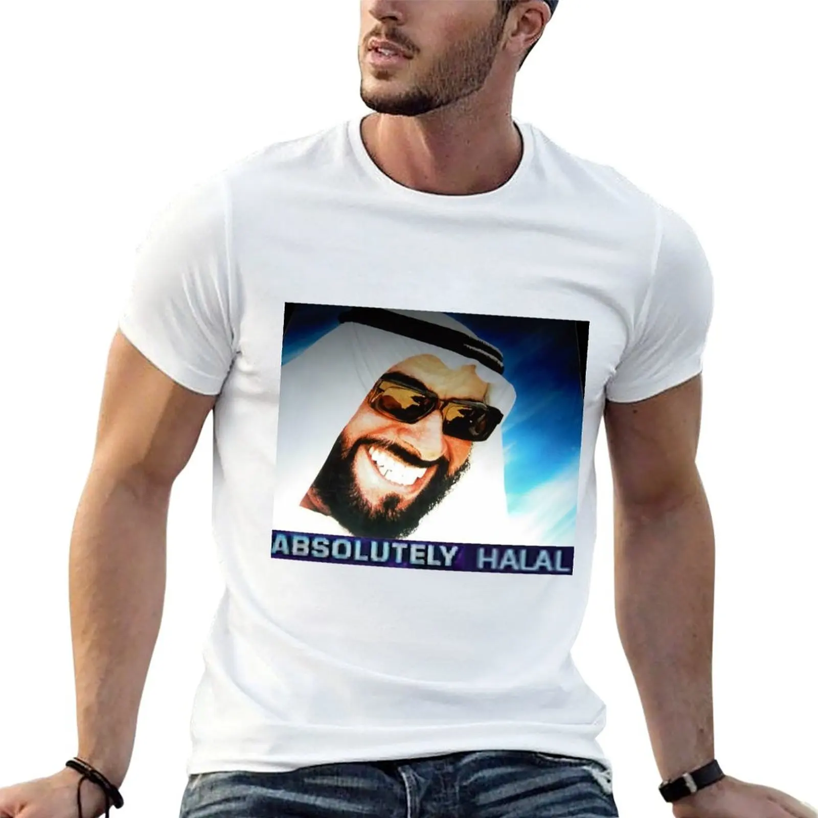 ABSOLUTELY HALAL T-Shirt printed t shirts for man man t shirt luxury t shirts for man slim fit T-shirt