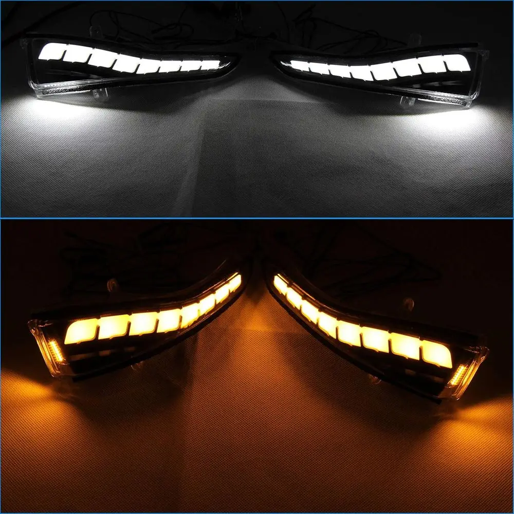 Sequential LED Turn Signal Lights for Infiniti Q50, Q60, Q70, QX30, QX50, QX60, QX70 - Replacement DRL for Nissan Skyline 2015-1